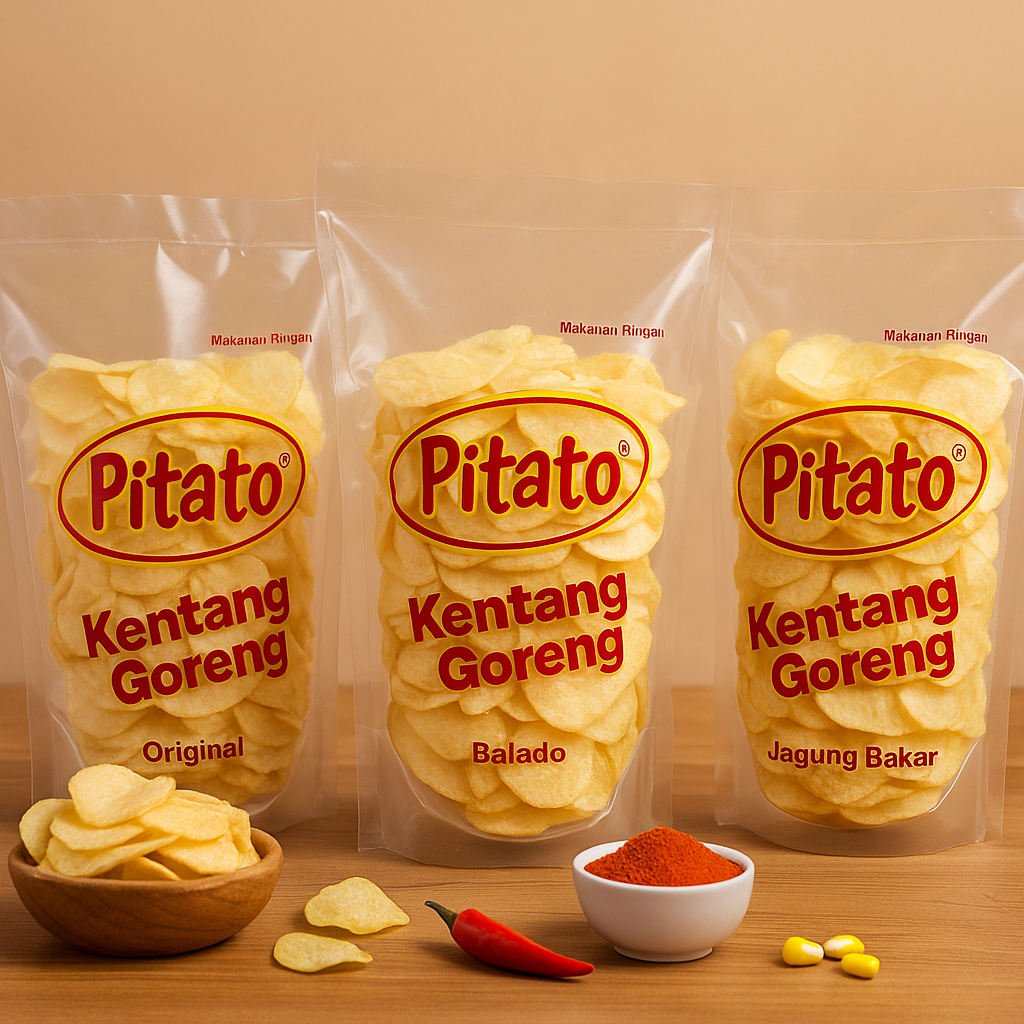 

pitato kentang goreng 250 gram | pitato snack kentang goreng 250gr