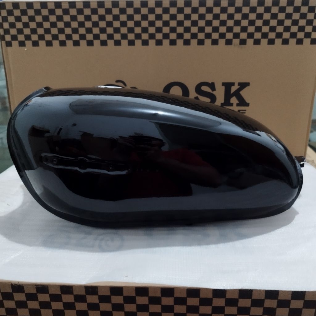 Tangki Bensin Honda CB100 - CB 100 K2 HITAM TEBAL PRESISI Original OSK / FUEL TANK