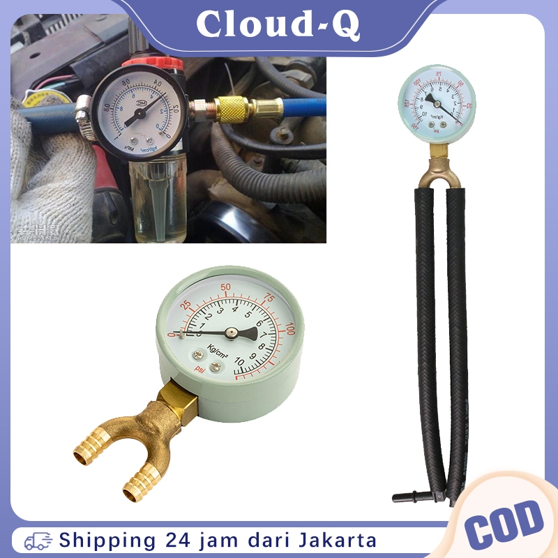 Tekanan Koneksi Cepat Universal Alat Ukur Tekanan Fuel Pump Pengukur