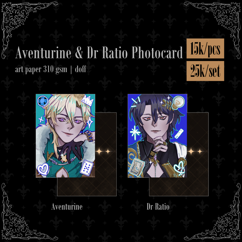 HSR Aventurine & Dr Ratio Photocard