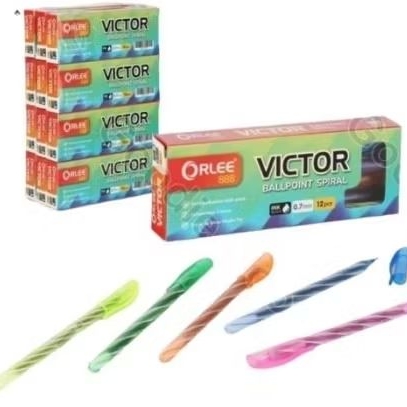 

Orlee Ballpoint Spiral Orlee888 Pulpen Hitam Ballpoint Hitam