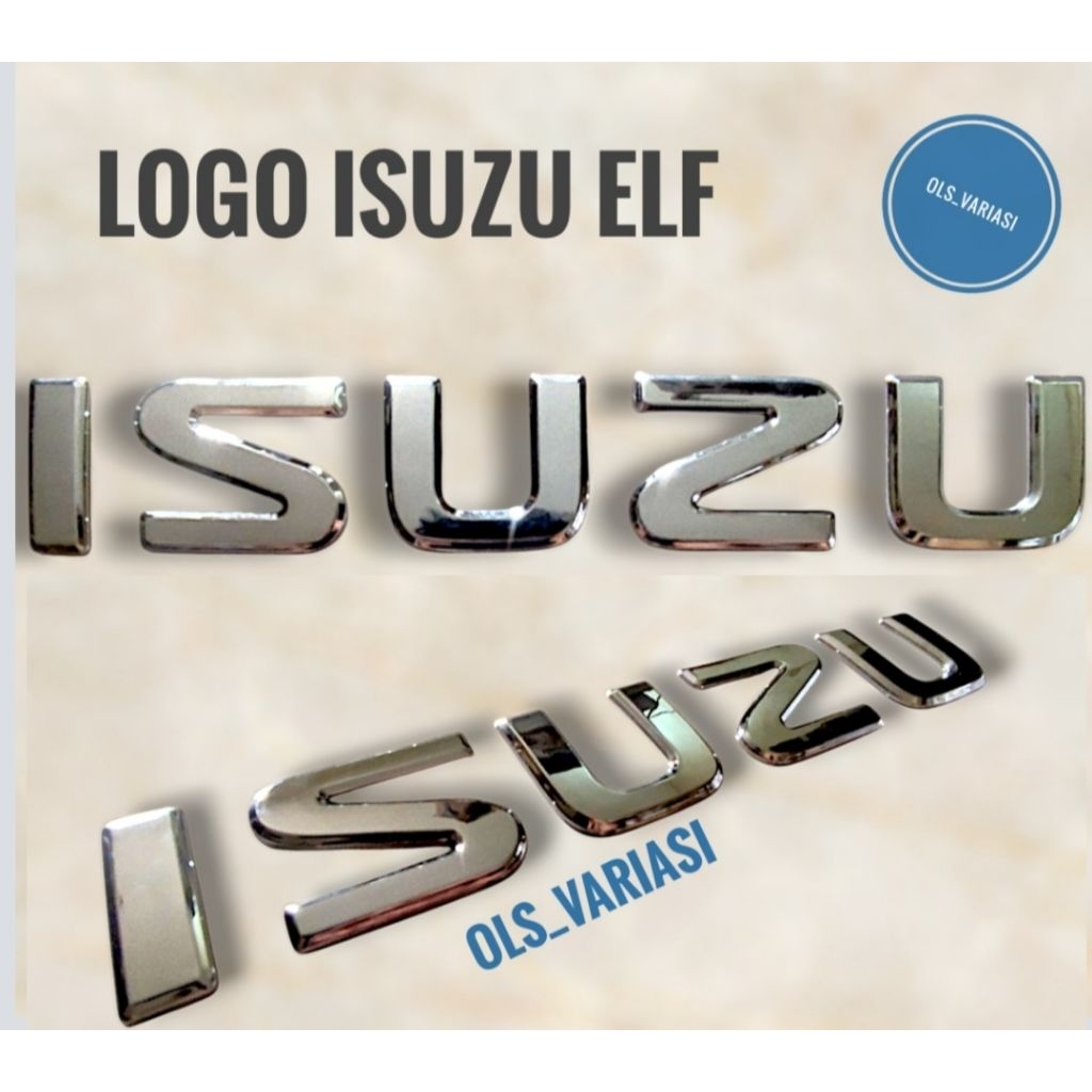 Emblem Logo ISUZU elf nkr55 nkr71 nmr71 Traga / Emblem ISUZU ELF / Logo isuzu Elf / Isuzu Elf