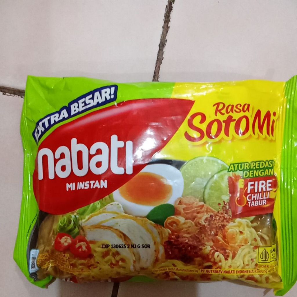 

Nabati Mi Instan Rasa Soto Mi 75gr