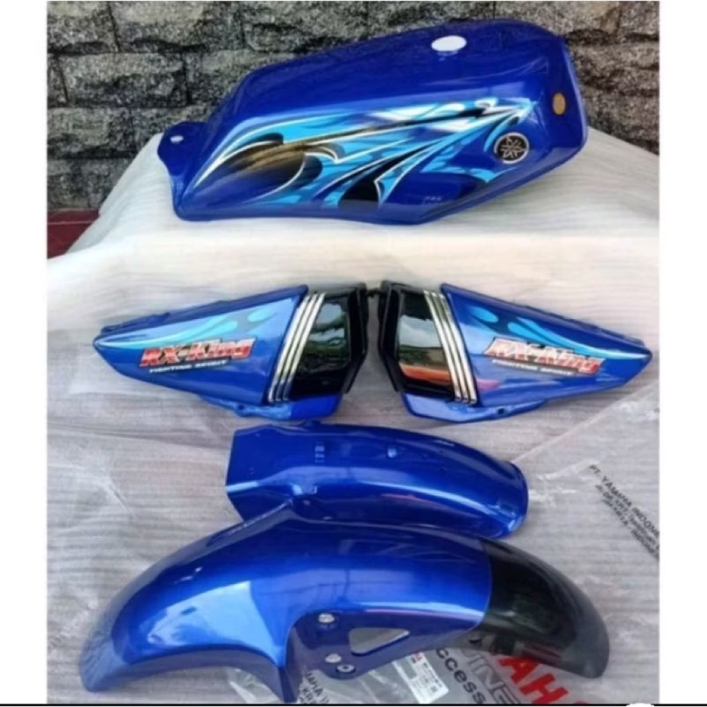 Paket komplit tangki RX KING RX King paket bodi fullset tangki rx king Biru tahun 2006