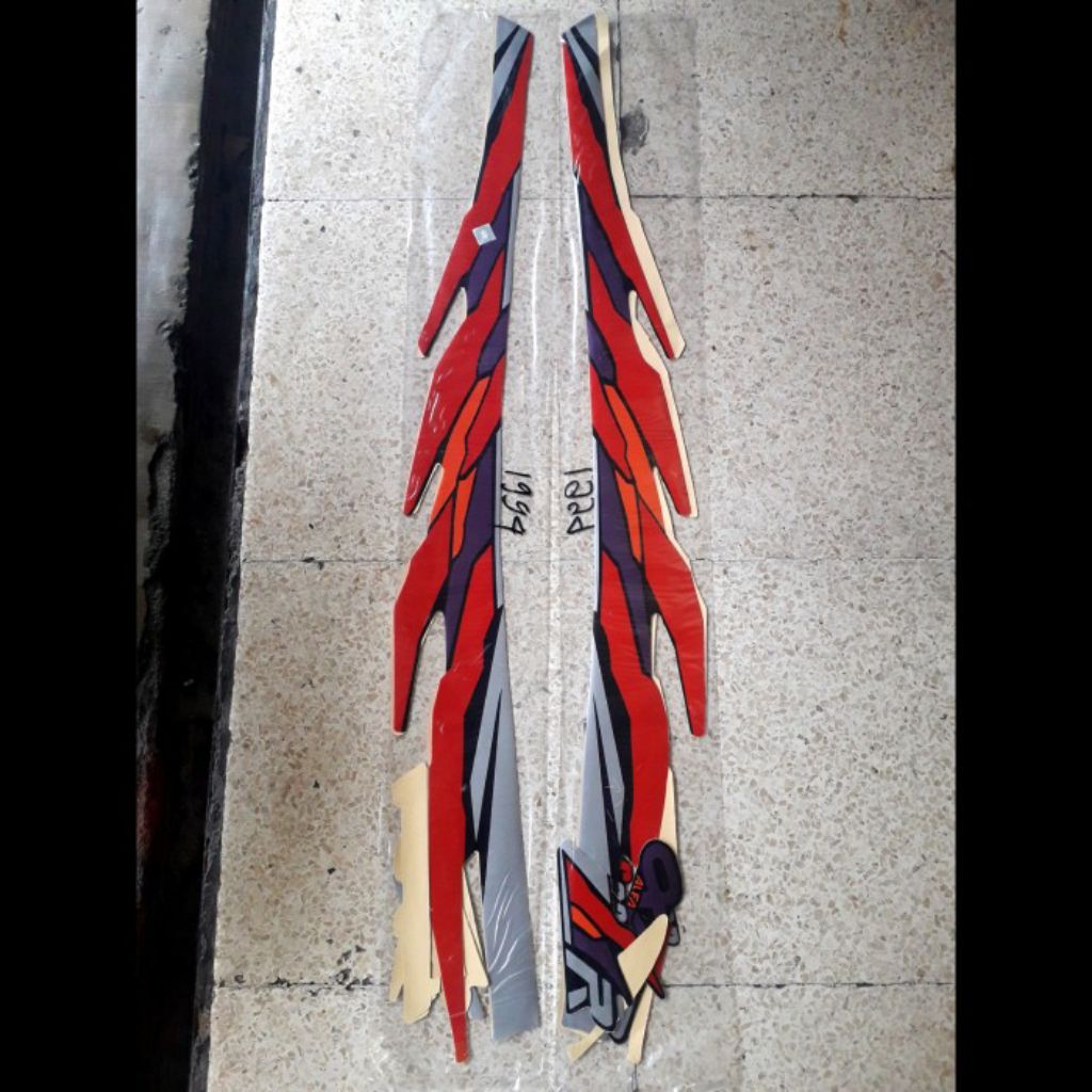 Striping Alfa R 1993 1994 Sticker Alfa R 1993 1994 Striping Lis Sticker Standard Original Asli Yamah