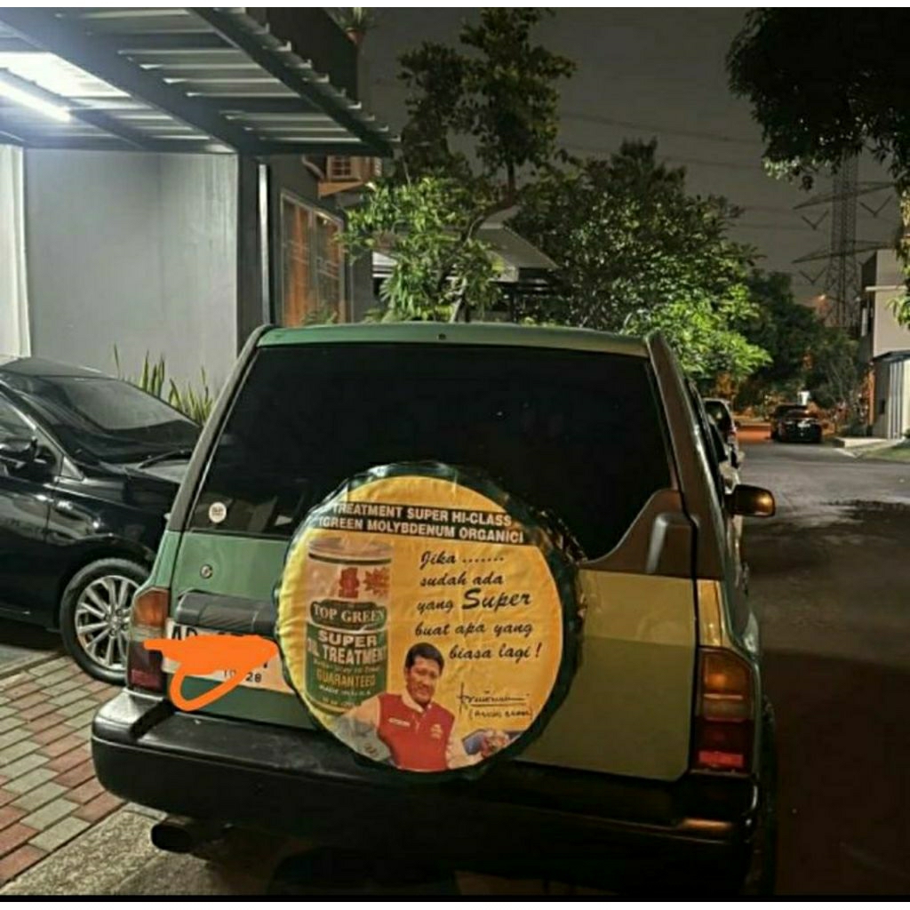 cover ban mobil jadul vintage top one oil