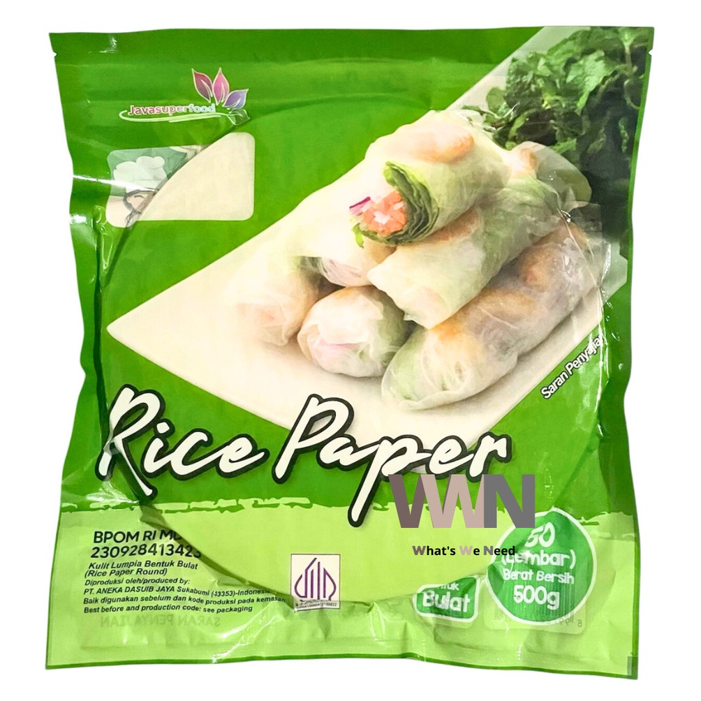 

Diskon Spesial Java Super Food Kulit Lumpia Rice Paper Vietnam Rice Paper Salad Wrap 12345 Lembar