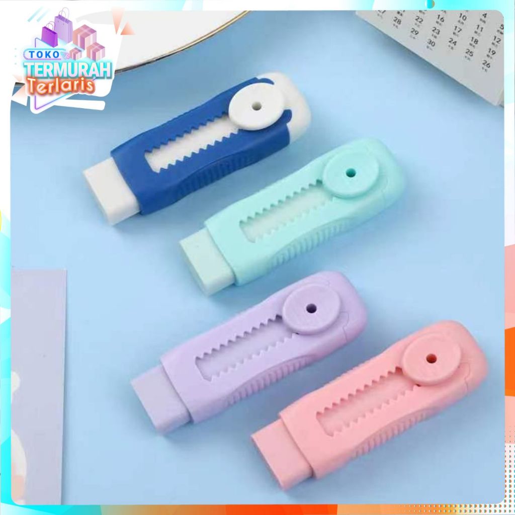 

TTT Penghapus Pensil Dorong Warna Pastel Penghapus Mekanik Lucu Mechanical Eraser Push & Pull Retractable Perlengkapan Sekolah Anak Sliding Eraser Hapusan Mekanik Warna Lucu Tidak Meninggalkan Serpihan