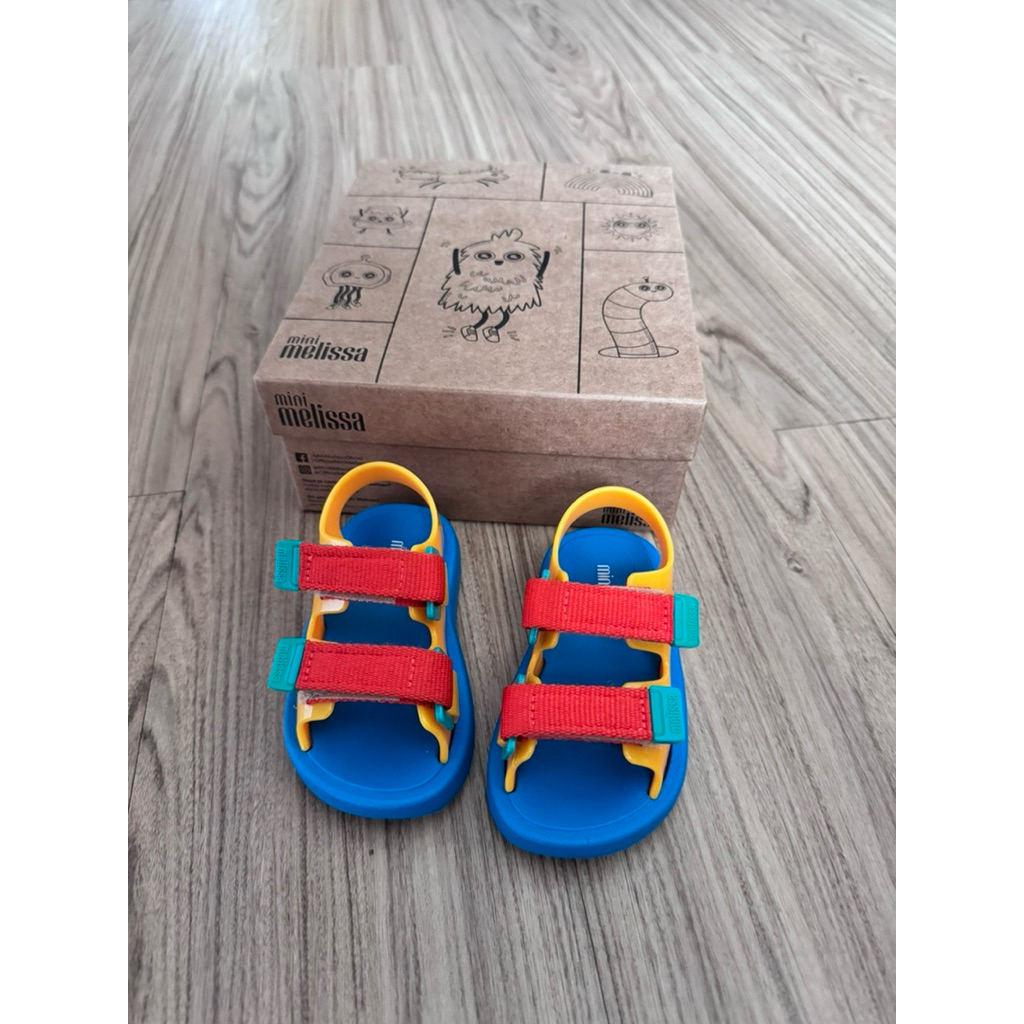 LIKE NEW - MINI MELISSA UNISEX SANDAL BABY ANAK
