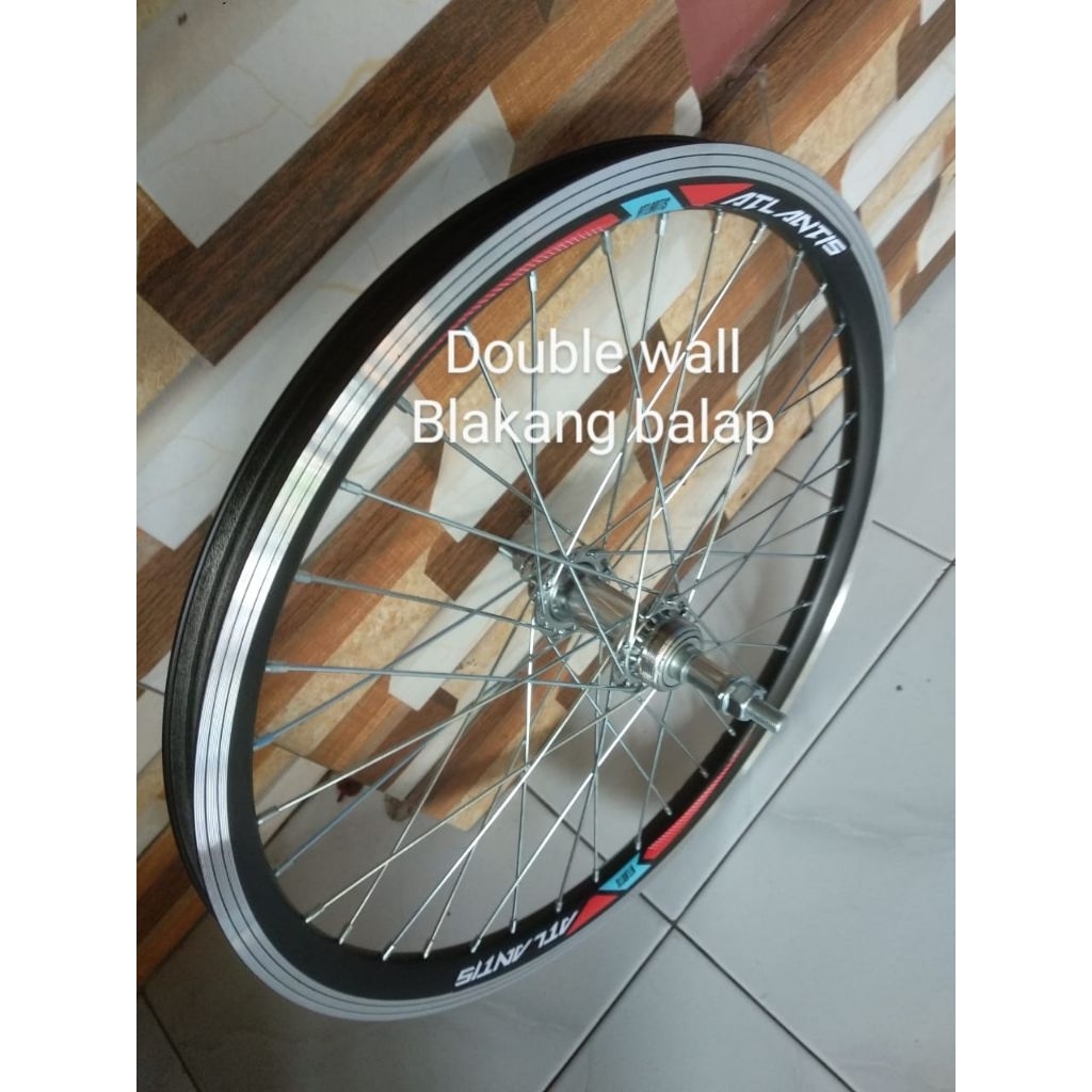 Gilang.pergo - Velg Alloy 20 Inch Double Wall Depan / Belakang Sepeda