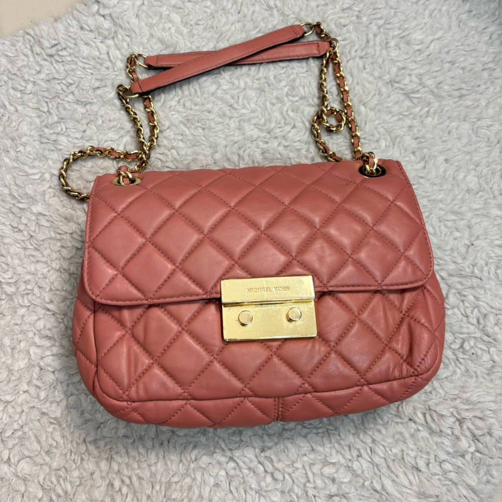 Mich@el Kors Sloan Mauve Bag Original - Tas Bahu MK, Tas Bahu dan Sling Wanita