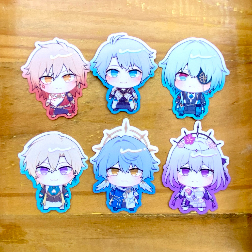 

Sticker diecut/sticker glitter Honkai Star Rail