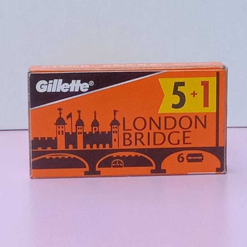 BISA COD Silet Gillette London Bridge (Isi 5 bonus 1) HARGA GROSIR