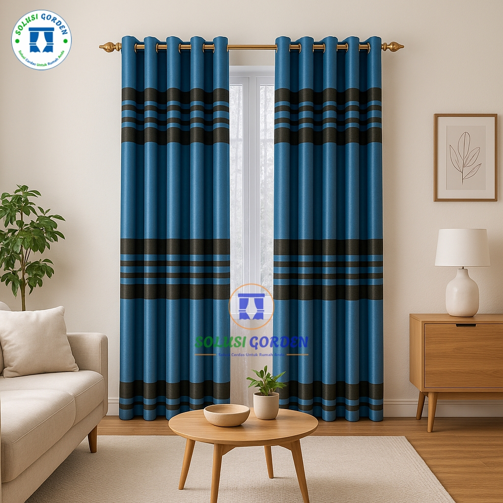 Solusi Gorden Jendela Kamar Panjang Kain Blackout Tebal Modern