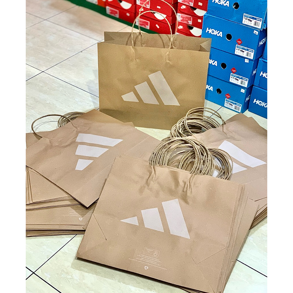 ORIGINAL 100% PAPER BAG ADIDAS paperbag langsung dari store adidas