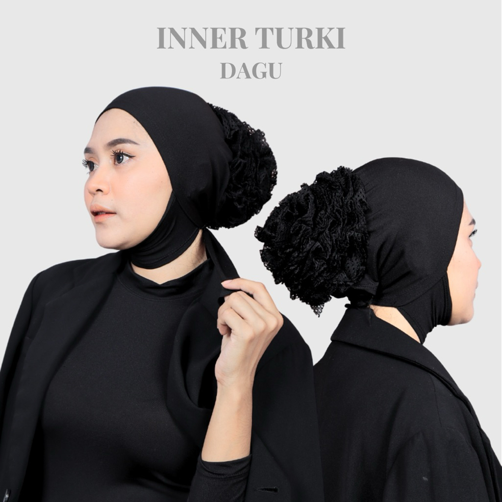 Ciput Inner Turki Dagu / Dalaman Turki Jilbab Kerudung Ciput Sanggul