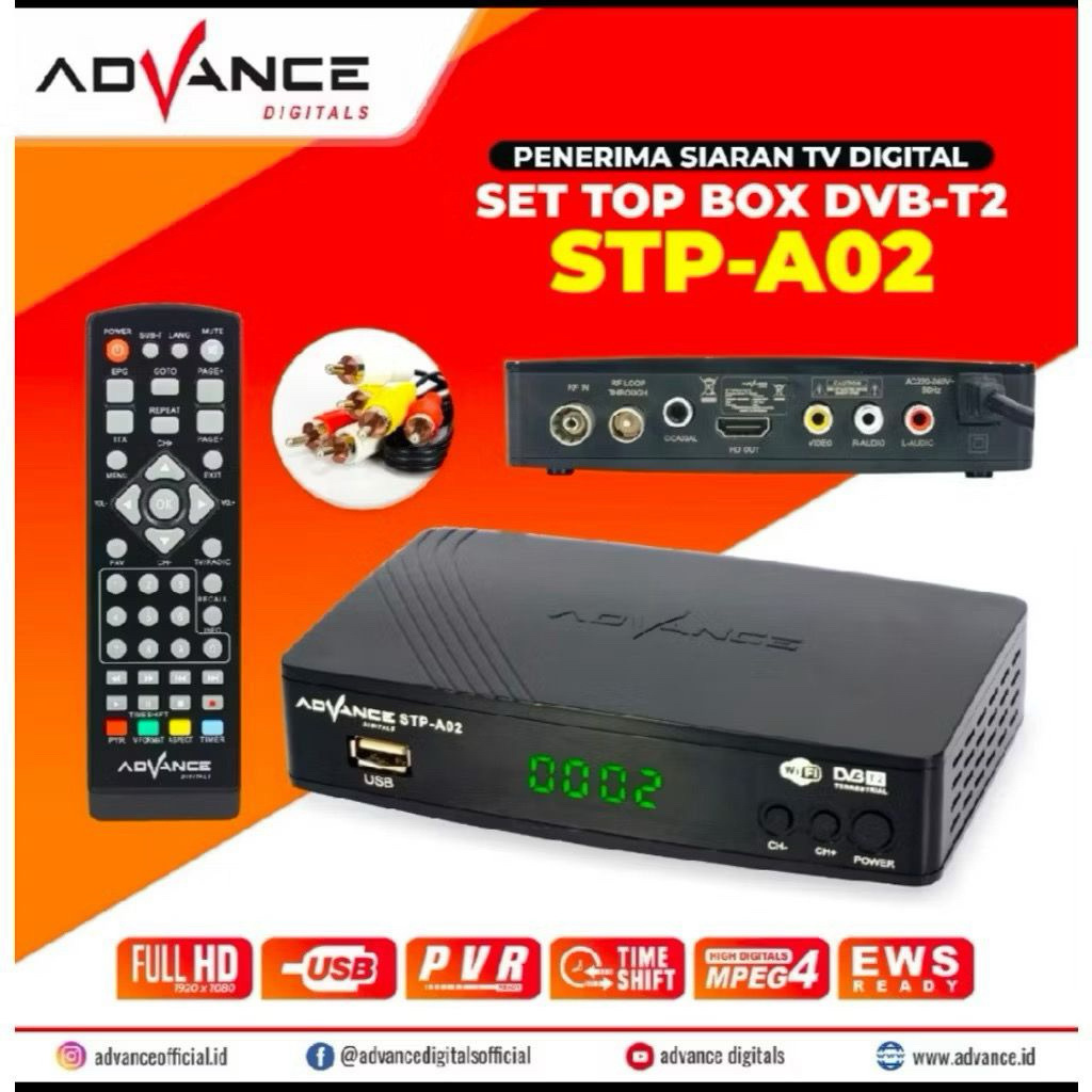 Set Top Box DVB - T2 STP - 02 Advance
