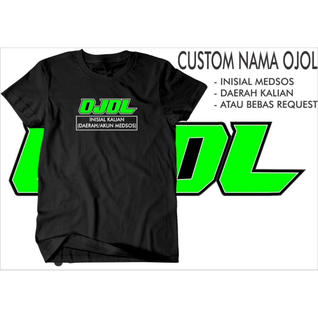 CUSTOM NAMA OJOL / INISIAL OJOL DESAIN BEBAS