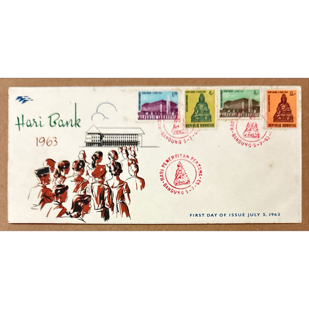 

PRANGKO INDONESIA 1963 SHP HARI BANK MINT.