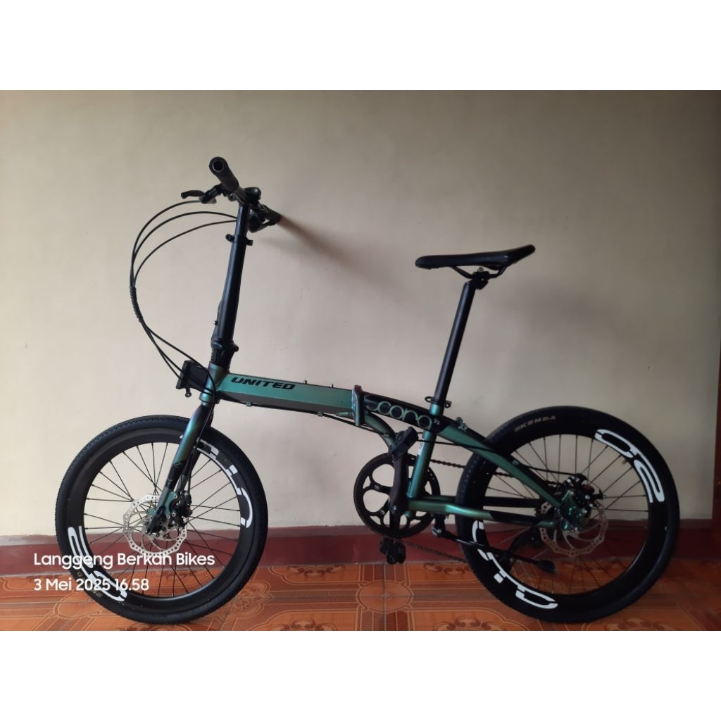 Sepeda Lipat United Cora 9S Original