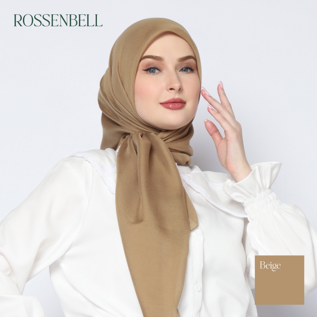 Rossenbell - Ultra Delicate Paris - Hijab Square Premium Ultrafine Paris - Bahan Adem dan ringan - B