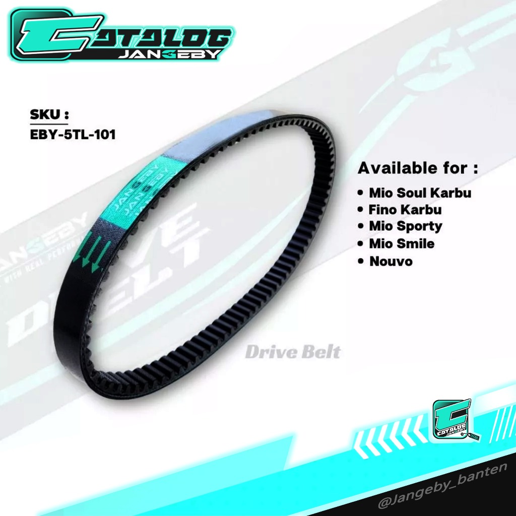 V Belt Drive Belt Jangeby Mio Karbu Sporty Mio Smile Mio Soul Karbu Fino Karbu Nouvo Vanbelt Racing