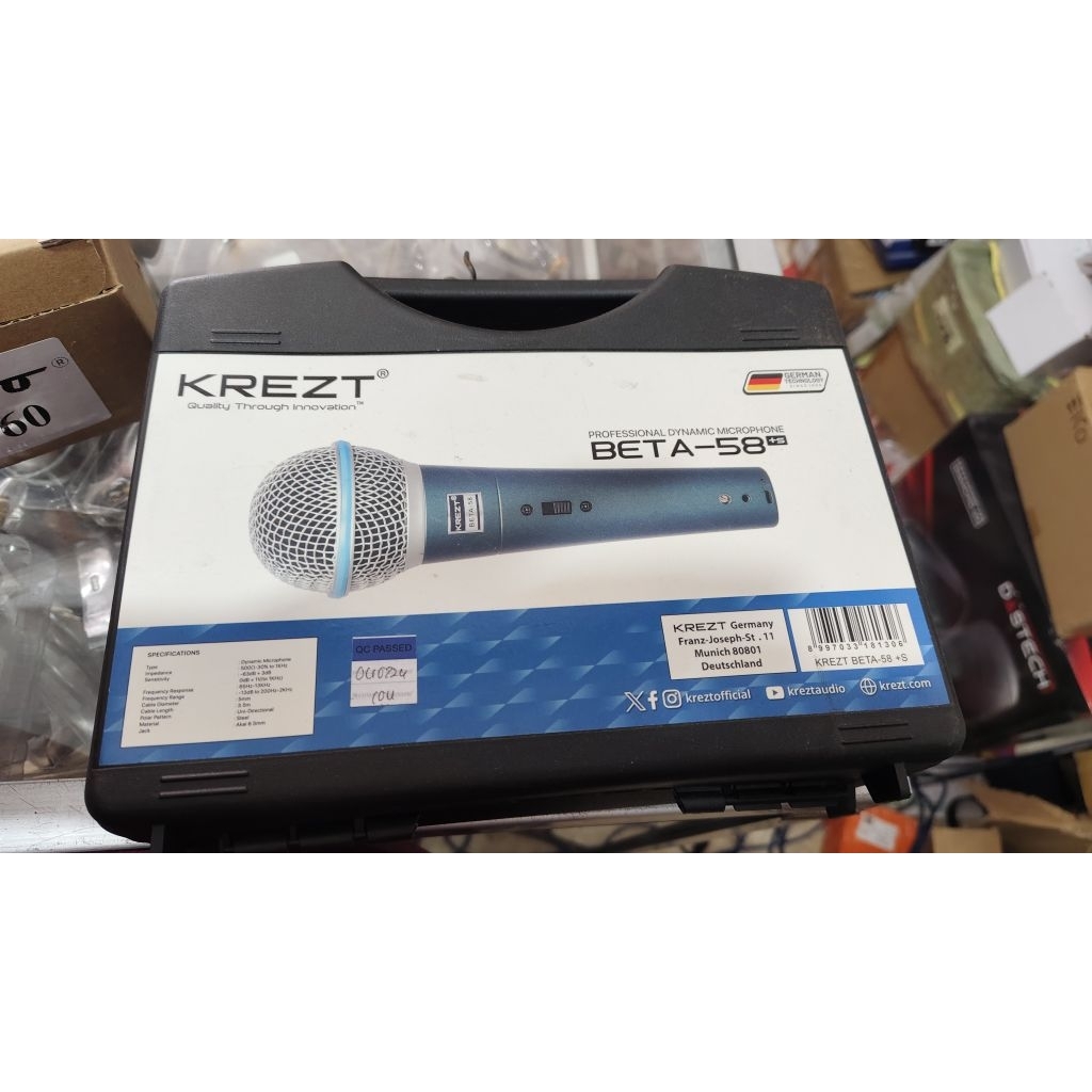 MIC KREZT BETA 58 MIC KABEL BETA 58 ORIGINAL KREZT