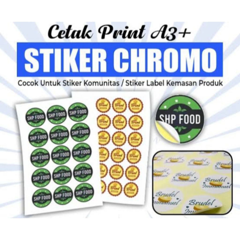 

Cetak Print Stiker Vinyl A3 Termurah | Stiker Vinyl Putih & Transparan | Plus Cutting