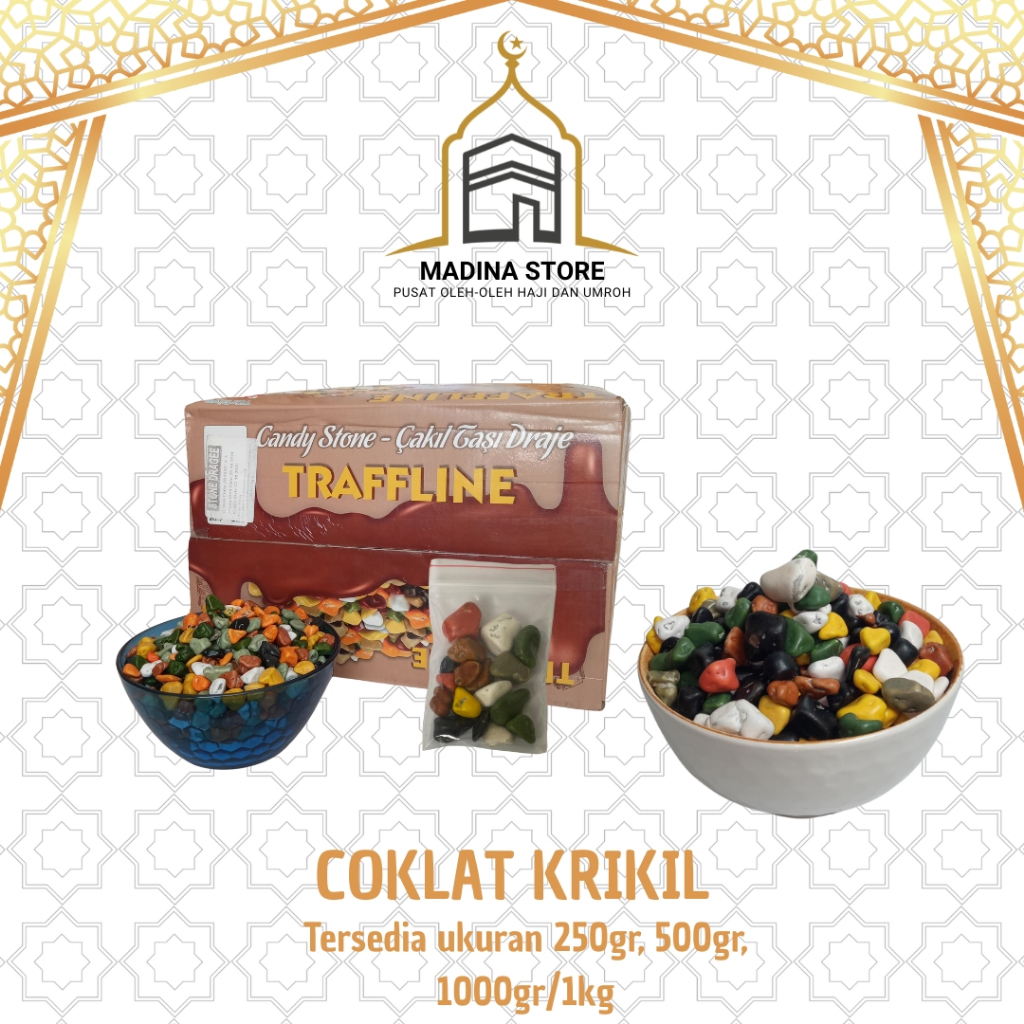 

Cokelat Kerikil Arab Manis 250gr, 500gr, 1kg | Oleh-oleh Haji dan Umroh