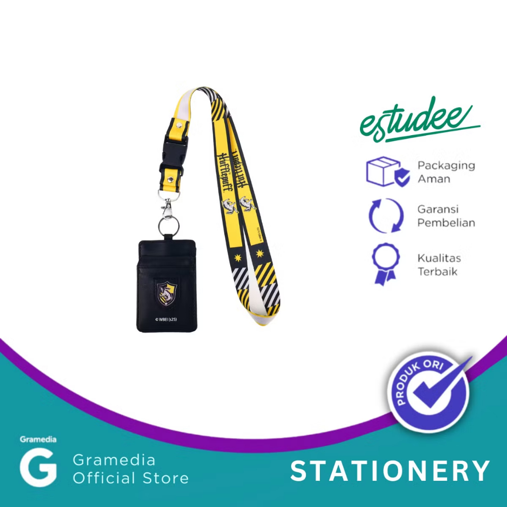 

Gramedia Tunjungan : Estudee Mini Pouch + Lanyard Harry Potter Hufflepuff