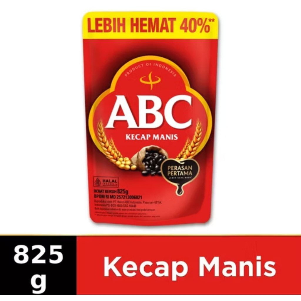 

STOK TERBATAS kecap manis pouch 825gr ED NOP 2026