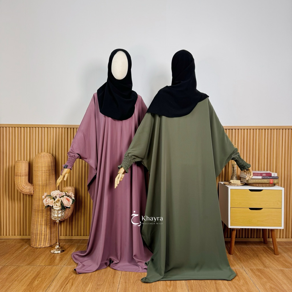 ABAYA CLARISSA BATWING BY KHAYRA MUSLIMAH