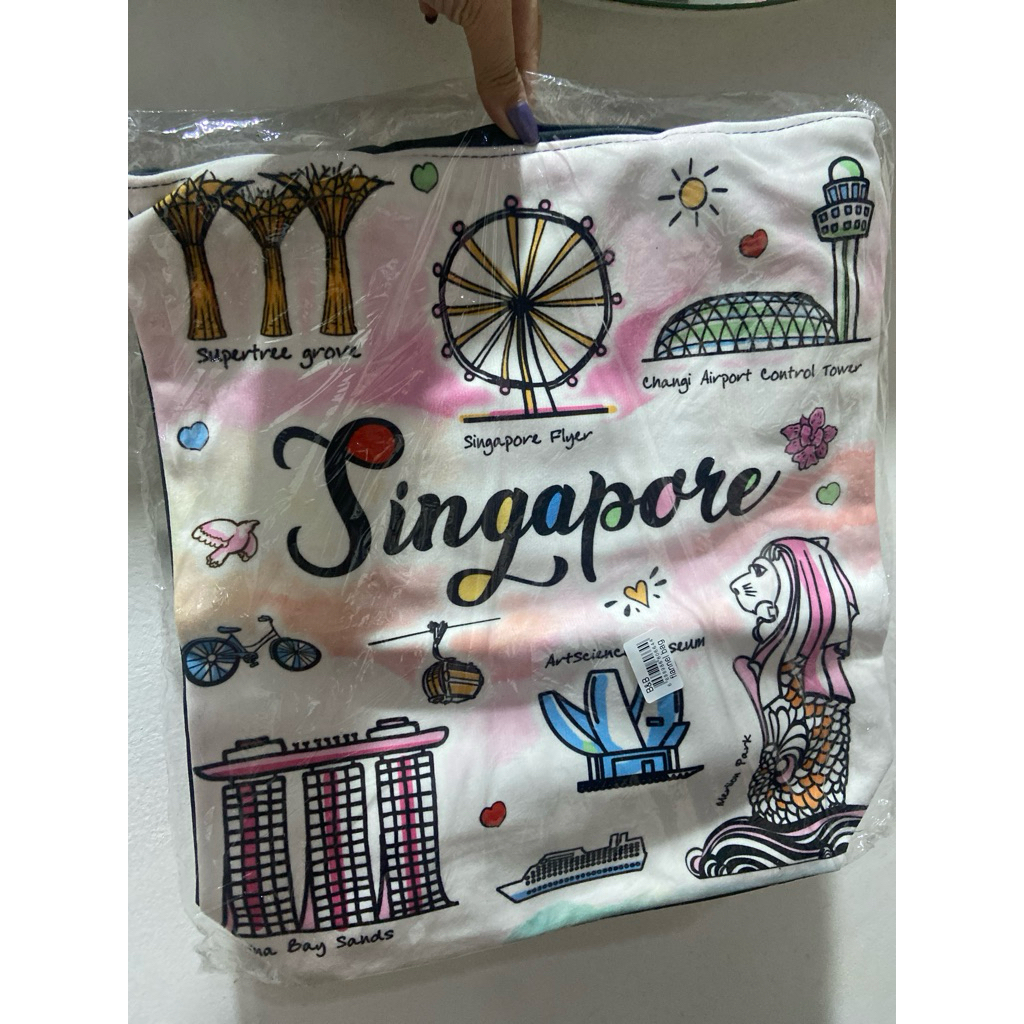 tas tote bag singapore tas jinjing souvenir luar negeri
