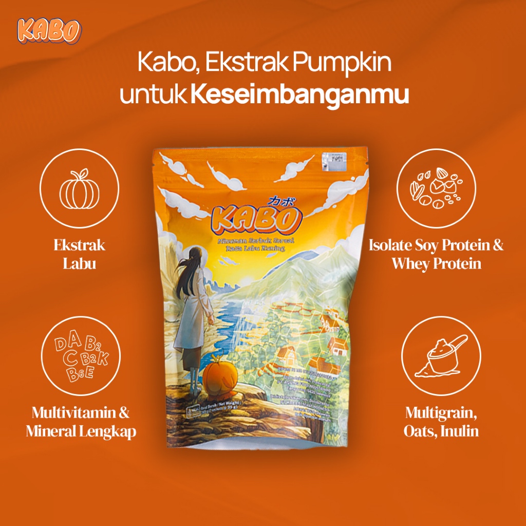 

Kabo Big Pouch (14 Sachets) - Meal Replacement Pumpkin