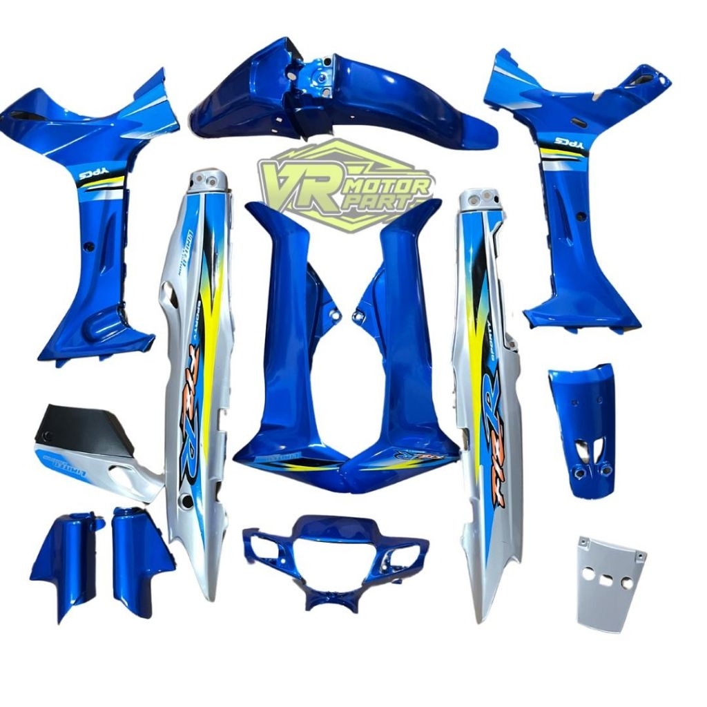 BODY FIZ R FULL SET HALUS SILVER BIRU