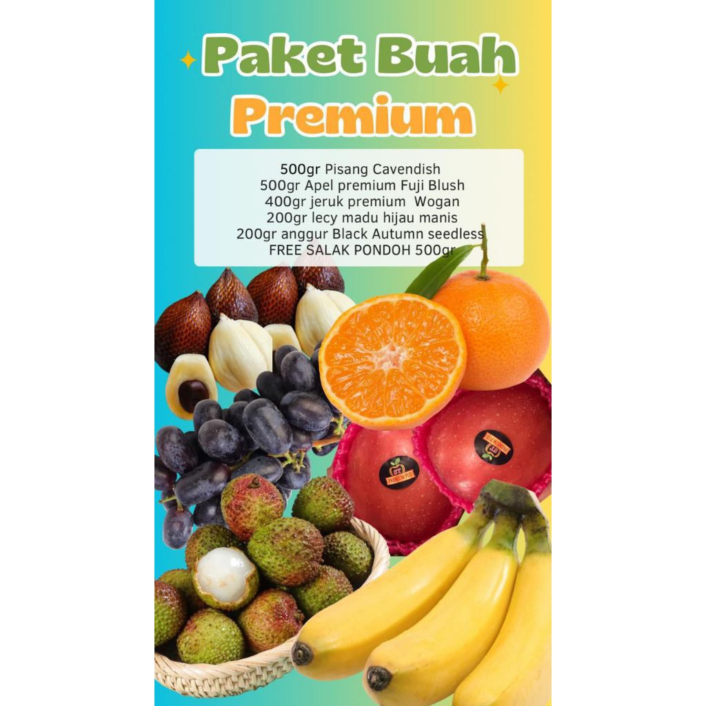 

Paket Buah Premium 125k