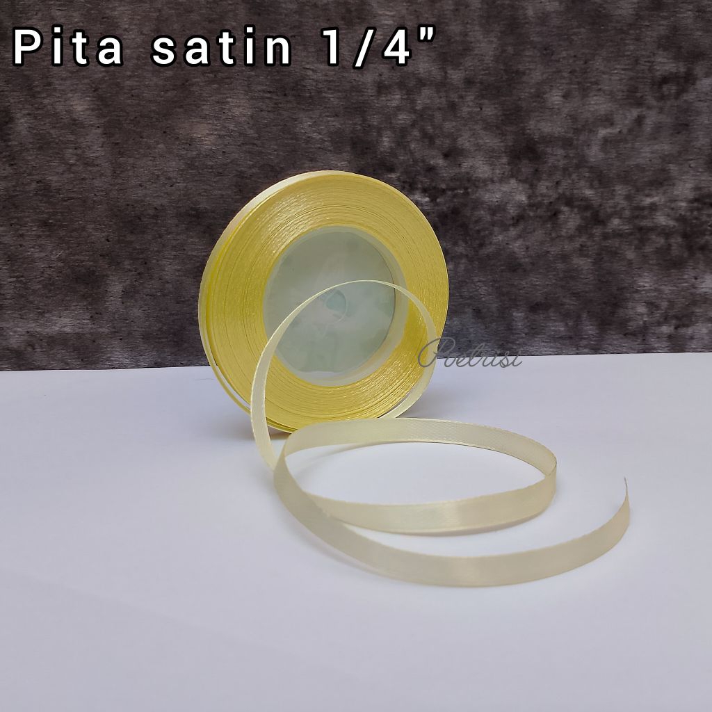 

[POETRISI] PITA SATIN 1/4" (0,5CM) / PITA HAMPERS / PITA SATIN ROLL