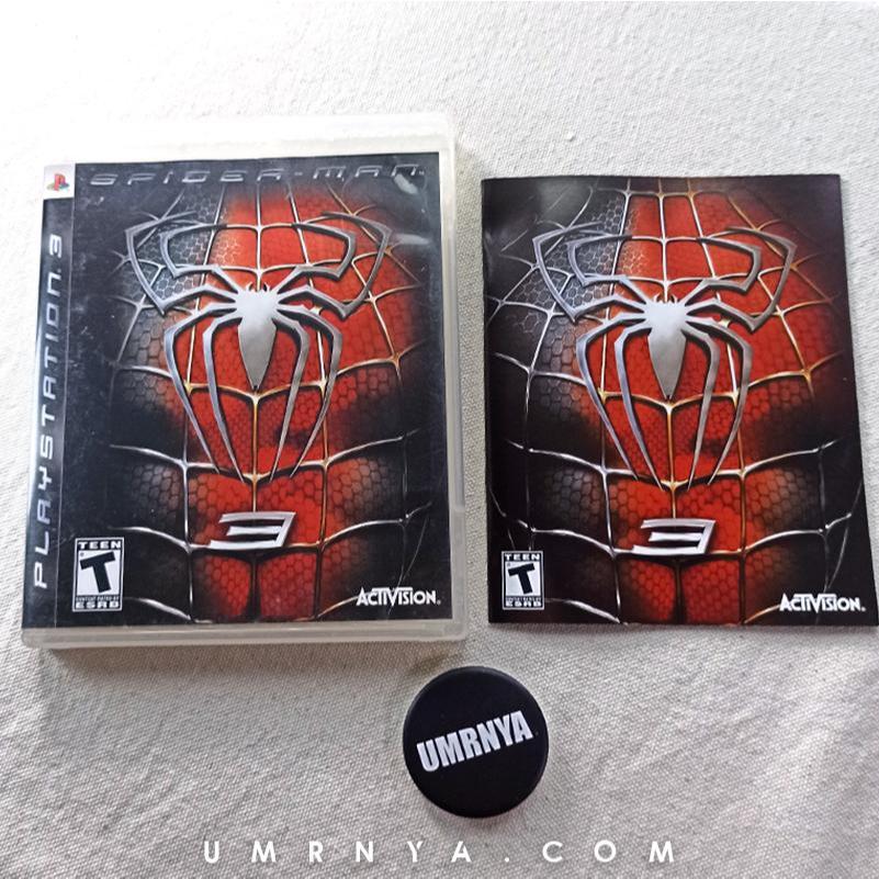 BOX & MANUAL ONLY, Kaset Spiderman 3 Spider man PS3 CD GAME Playstation PS 3