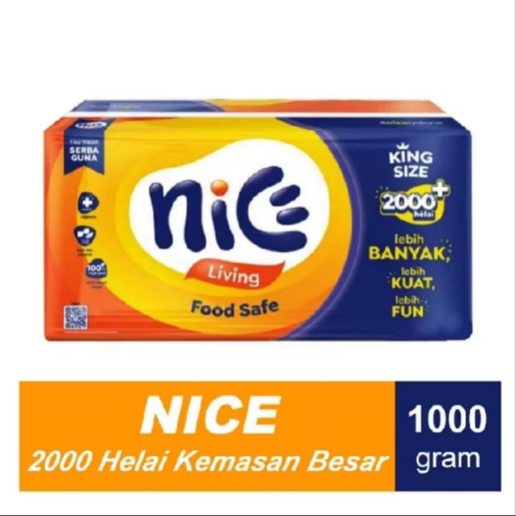 Tissue Nice 1000gram 2ply (2000helai)