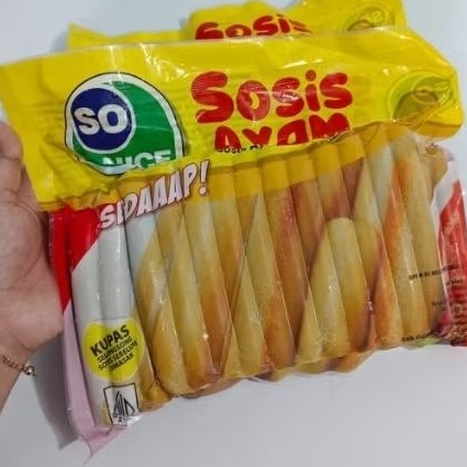

SoNice Sosis Ayam 1 Kg Isi 40pcs