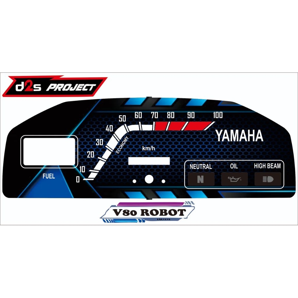 Panel Speedometer YAMAHA V80 SUPER DELUXE ROBOT