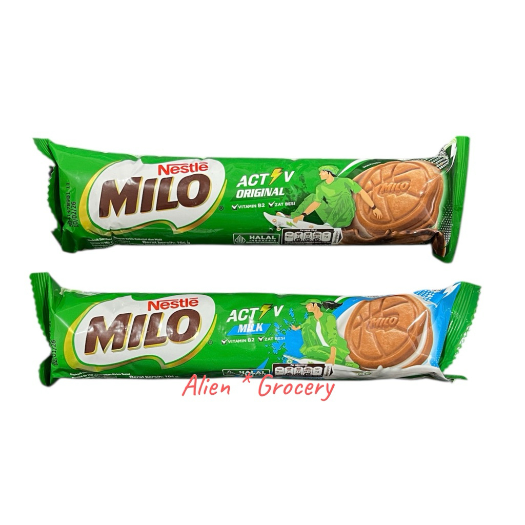 

MILO Activ Roll Biscuit Biskuit Original Milk 104gr