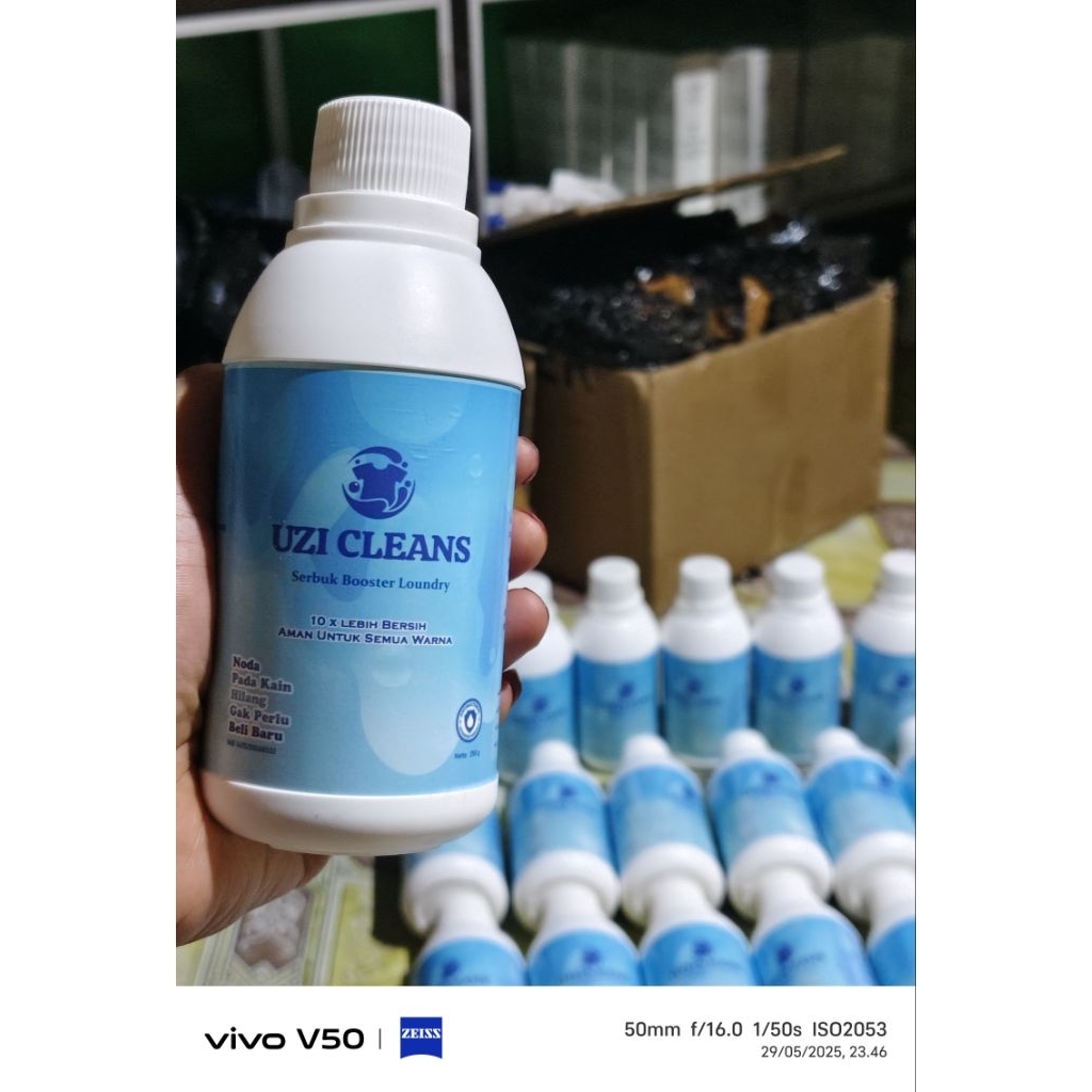 uzin cleans serbuk booster loundry (penyemangat emak2 nyuci bikin santai