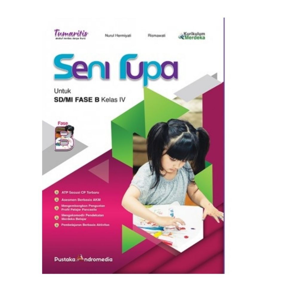 Buku Seni Rupa Kelas 4 SD Modul Tumaritis Kurikulum Merdeka IKM Buku Pendamping