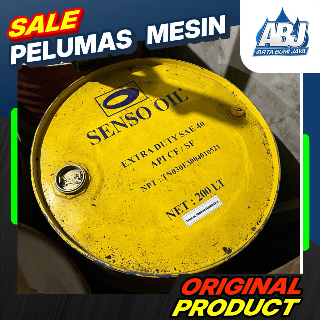 Oli Mesin Diesel Senso Oil Exta Duty SAE 40 API CF Curah Drum