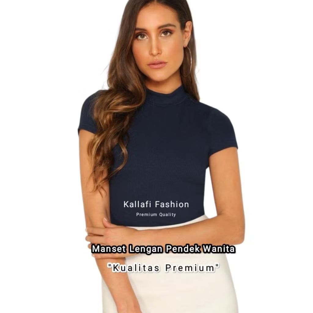 Manset Wanita Lengan Pendek Jumbo BigSize | Manset Lengan Pendek Adem & Lembut M,L,XL,XXL,XXXL