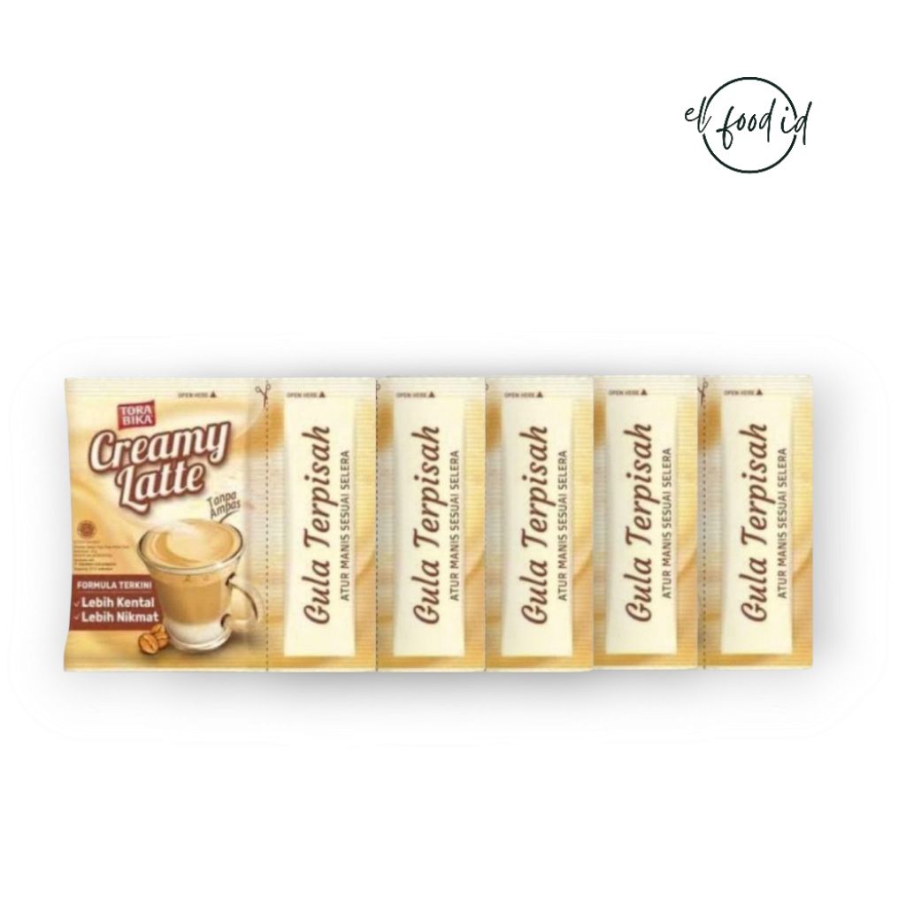 

Torabica creamy latte 25 gr isi 5 sachet