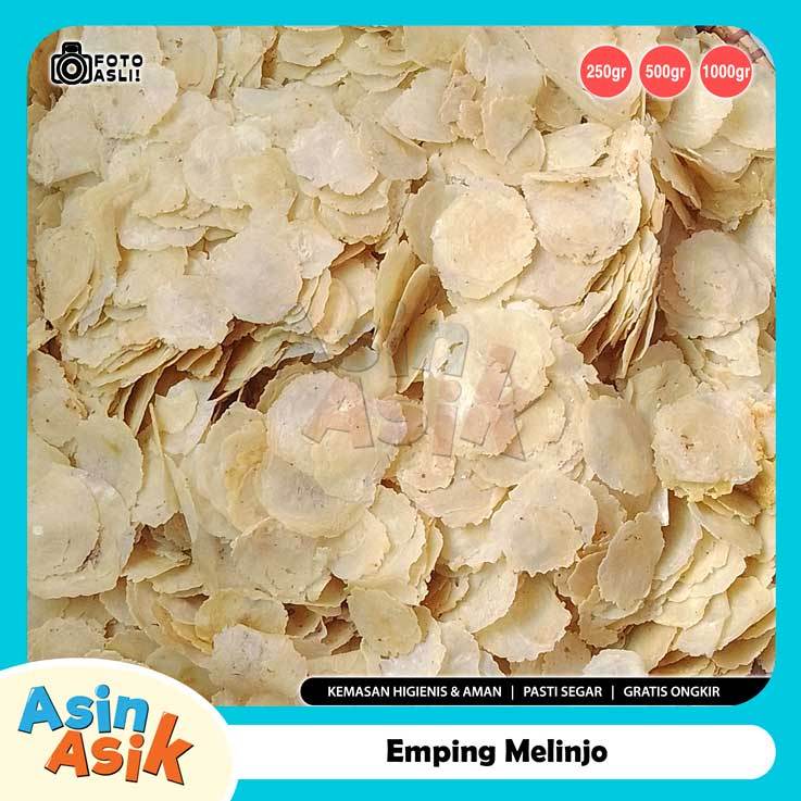 

Emping Melinjo Belinjo Mentah Asli Limpung Super Tipis Segar Fresh