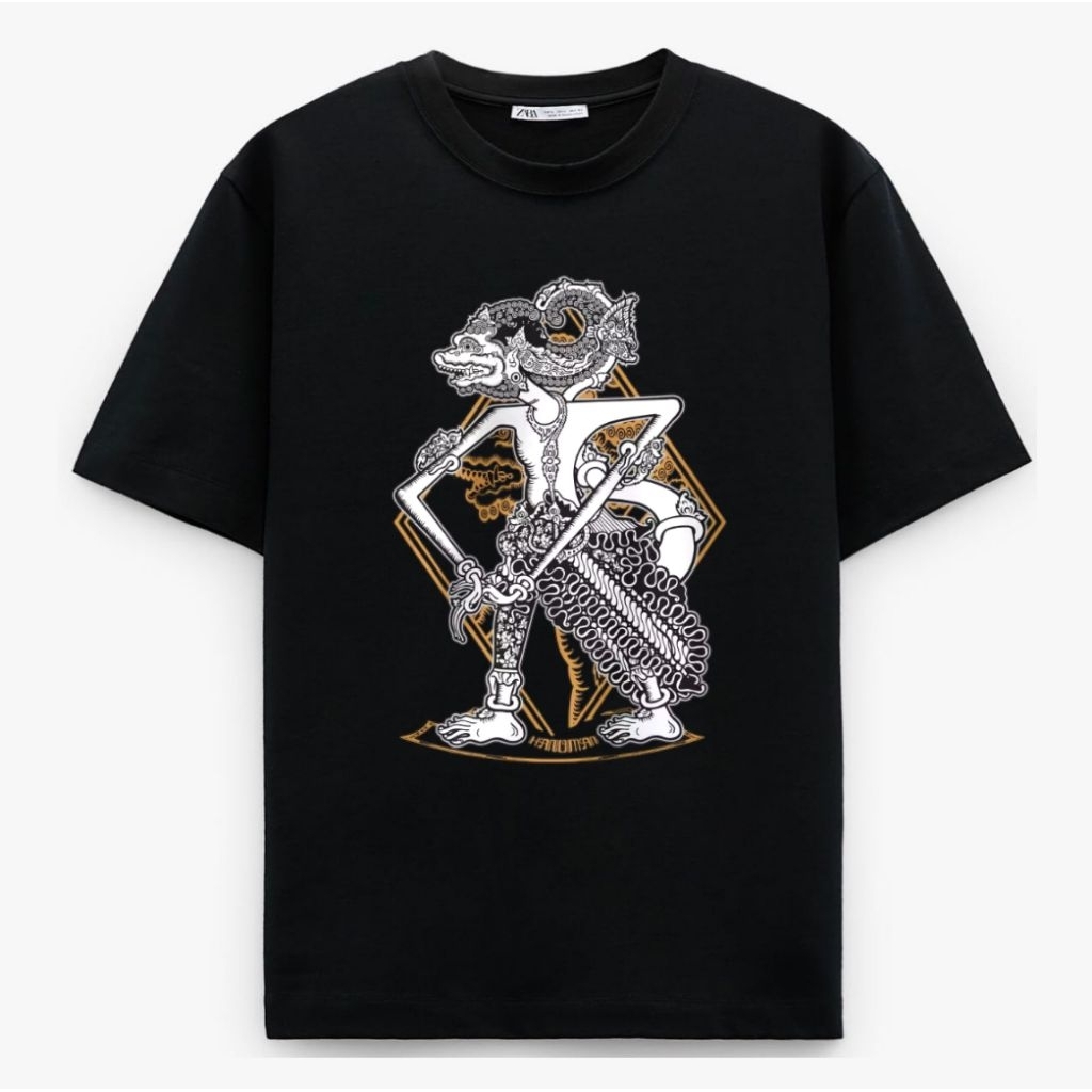 KAOS WAYANG HANOMAN KERA PUTIH SPONSOR