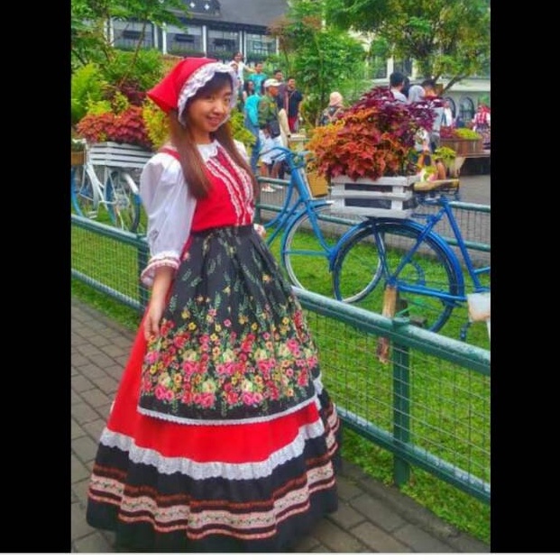 KODE L77B baju adat Belanda kostum Belanda